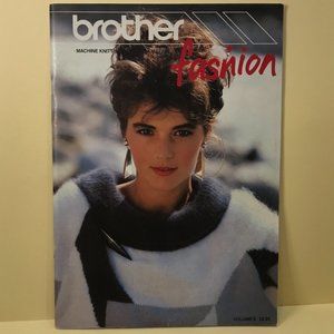 VINTAGE Brother Fashion Machine Knitting Pattern Book Vol. 9 1990s